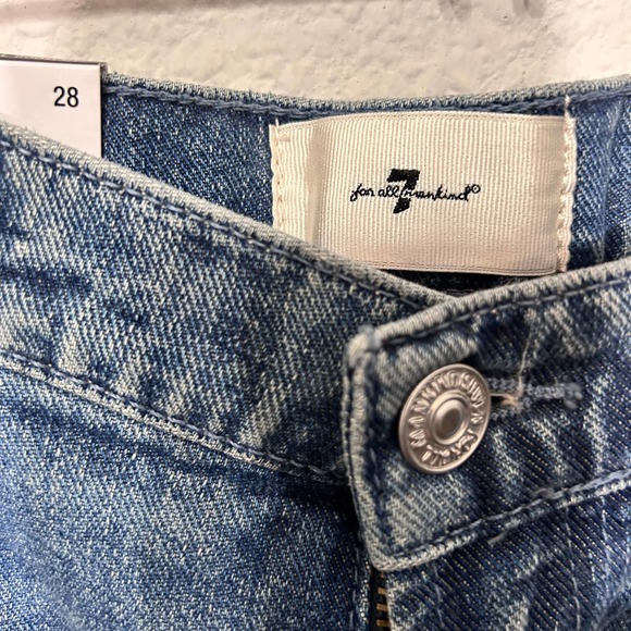 7 For All Mankind Maribel Original Bootcut Beaded floral Size 28 NWT $278 - Picture 8 of 10